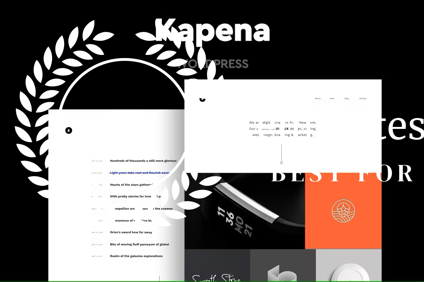 Kapena - Minimal Portfolio WordPress Theme