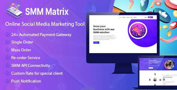 SMM Matrix – Social Media Marketing Tool 3.0