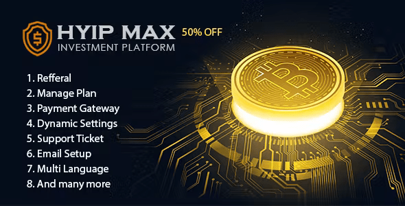 HYIP MAX – high-yield investment platform 7.4